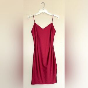 Elegant Red Mini Dress